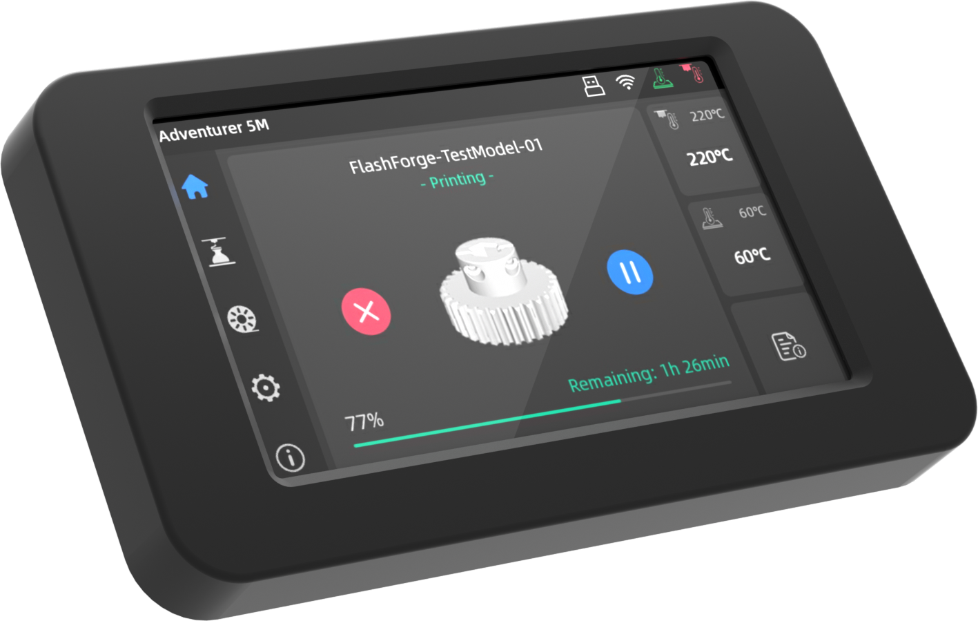 Touch Screen Assembly for Adventurer 5M Series