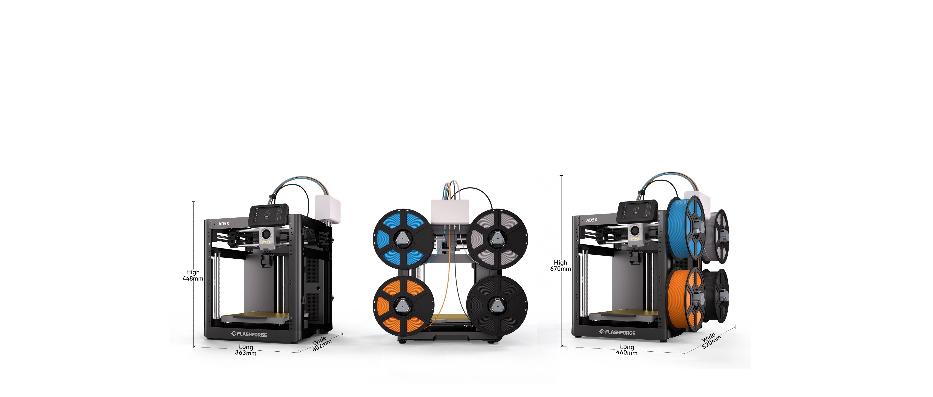 Flashforge AD5X Size