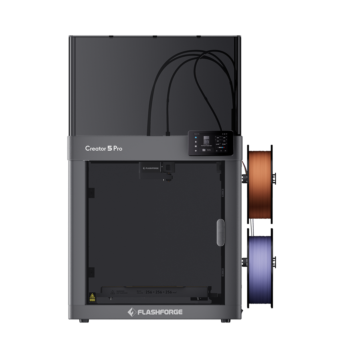 Flashforge Creator 5 Pro 4-Toolheads Enclosed Multi-Color 3D Printer