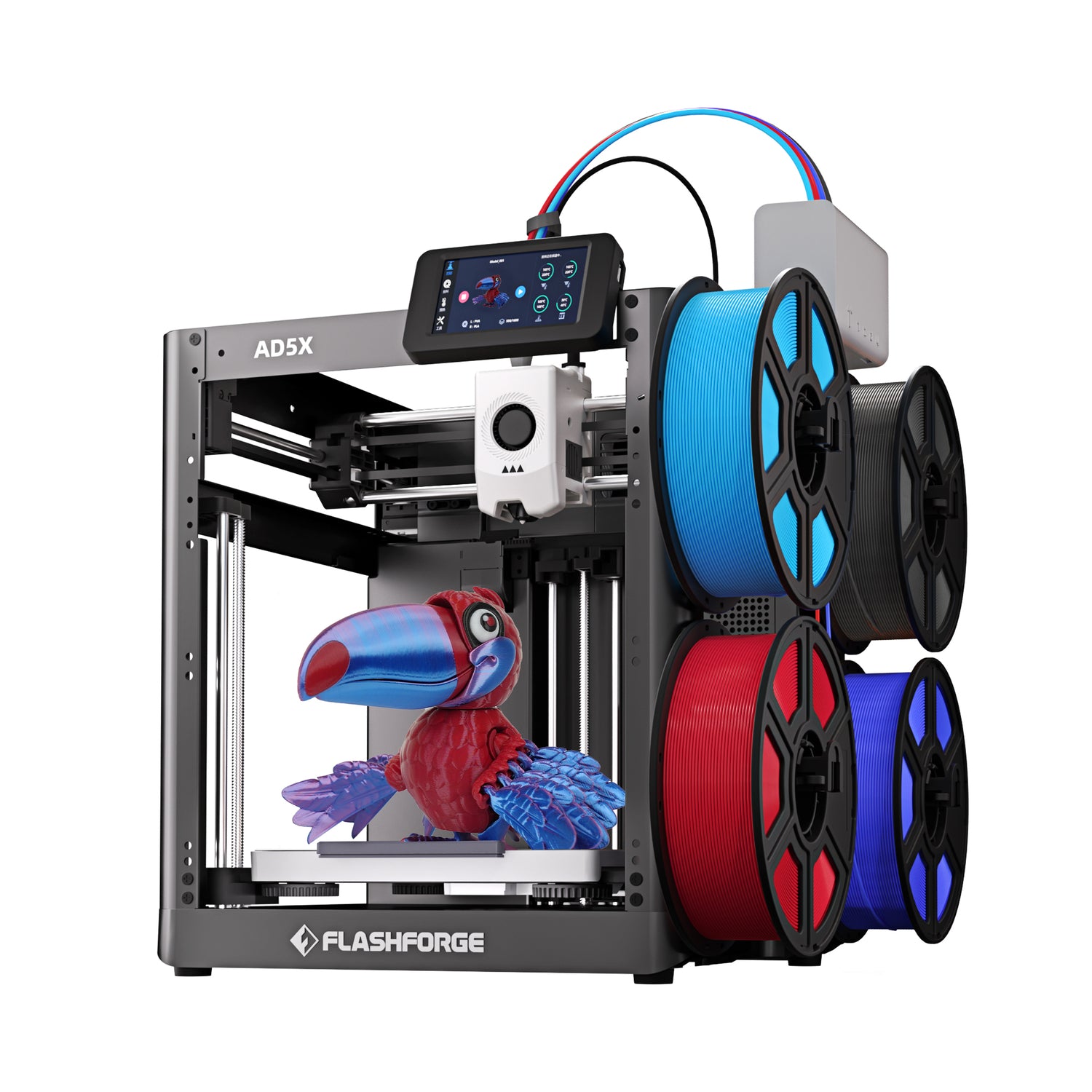 AD5X Flashforge New Multicolor 3D Printer Launched ad5x-flashforge-new-multicolor-3d-printer-launched